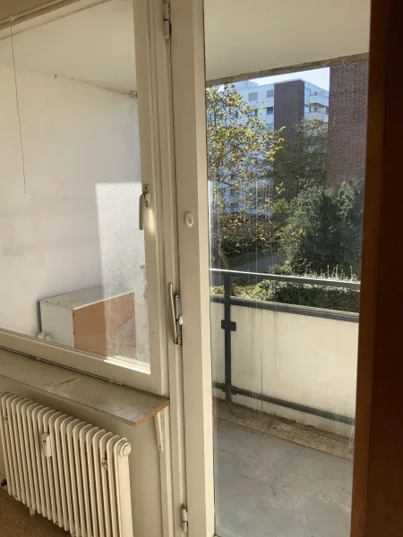 Balkon vor der Küche