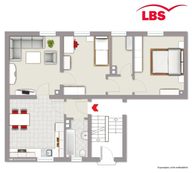 Exemplarisch - 2. Haus EG links