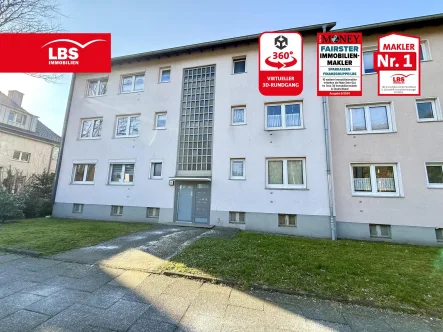 Außenansicht - Wohnung kaufen in Mülheim - Gut aufgeteilte 2,5 Zimmer Erdgeschosswohnung