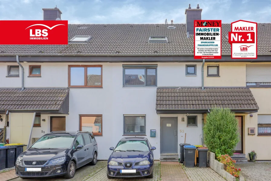 Hausansicht - Haus kaufen in Geilenkirchen - Charmantes Haus mit ausgebautem Dachgeschoss, Solaranlage und Garage