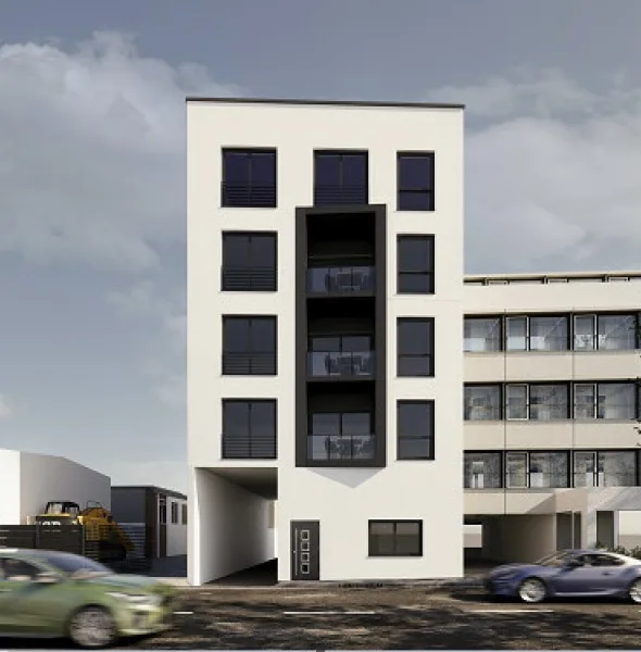 Hausansicht - Wohnung kaufen in Mönchengladbach - Eine zeitgemäße 3,5 Zimmer Neubauwohnung mit modernem Design