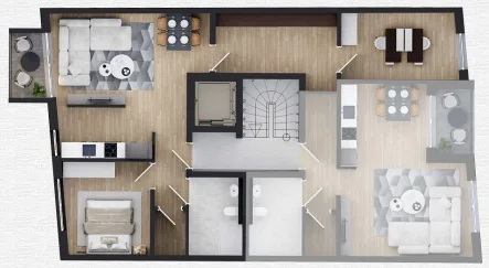 Wohnung, 3&5, 2.3. OG - Wohnung kaufen in Mönchengladbach - Erstbezug in modernen Eigentumswohnungen