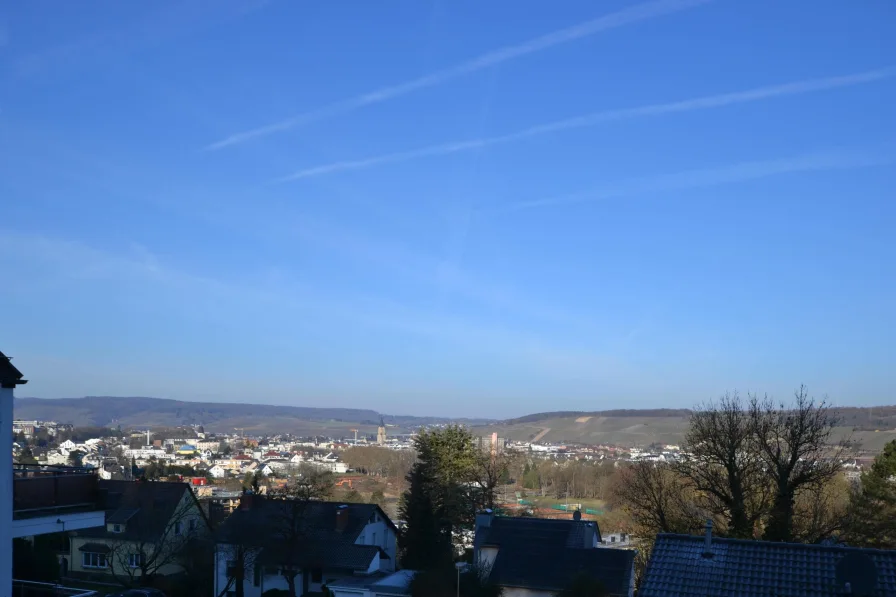 Ausblick vom Balkon