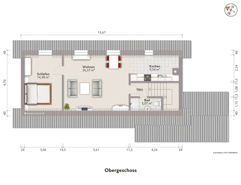 Grundriss Lohmar DG NEU