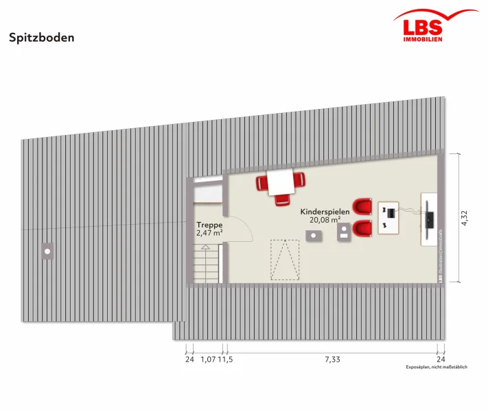 Grundriss Spitzboden neu