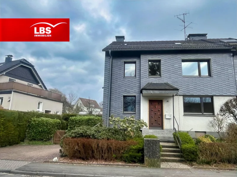 Vorderseite - Haus kaufen in Remscheid - Reihenendhaus in Remscheid-Lennep