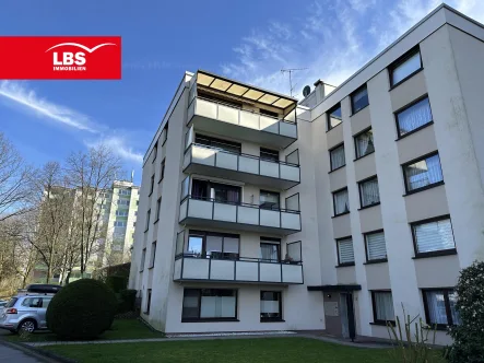 Außenansicht - Wohnung kaufen in Solingen - Eigentumswohnung mit Balkon und Blick ins Grüne 