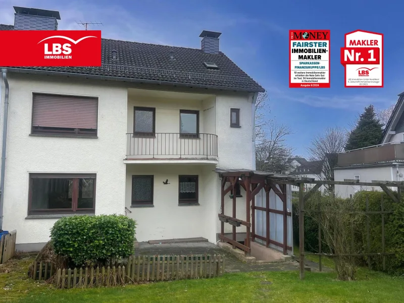 Rückseite - Haus kaufen in Remscheid - Variables Reihenendhaus in Remscheid-Lennep