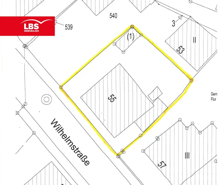 Lageplan - Haus kaufen in Ibbenbüren - Abrissbereites Einfamilienhaus mit Neubaupotenzial in Ibbenbüren