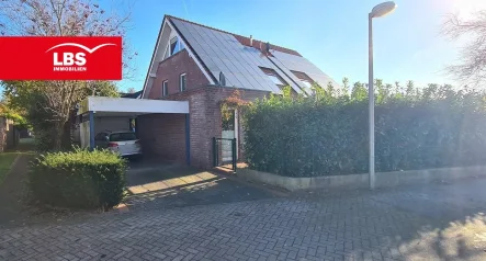 Außenansicht - Haus kaufen in Gronau - Diese Doppelhaushälfte in Gronau-Epe...