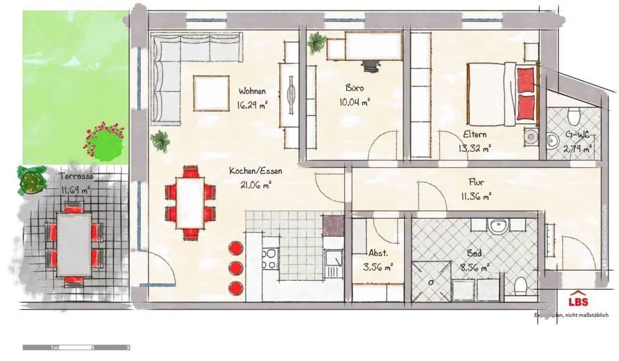 Wohnung Nr. 1 Parkweg