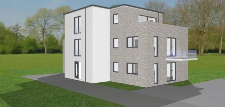 Außenansicht - Vorne - Haus kaufen in Wesel - Exklusives Neubauprojekt in Wesel !