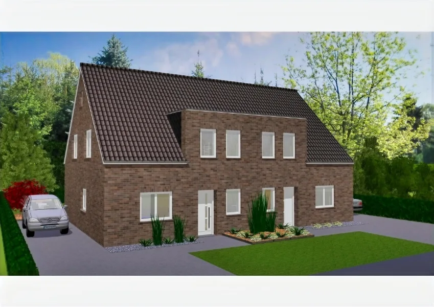 Ansichten vorne.pdf - Haus kaufen in Dülmen - Haben Sie das passende Grundstück für diese moderne Doppelhaushälfte?