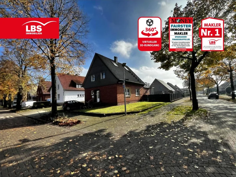 Straßenansicht - Haus kaufen in Coesfeld - Ein Zuhause mit Stil und Komfort - Ihr neues Einfamilienhaus in Coesfeld