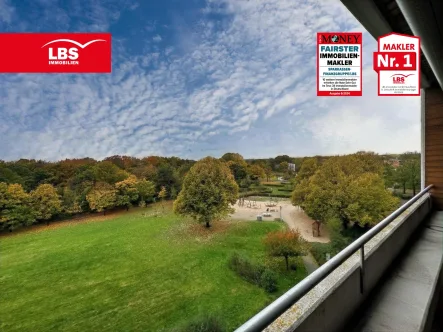 Blick vom der Loggia - Wohnung kaufen in Marl - Wohnraum mit Weitblick.... 3,5 Raum ETW mit Aufzug im Haus!