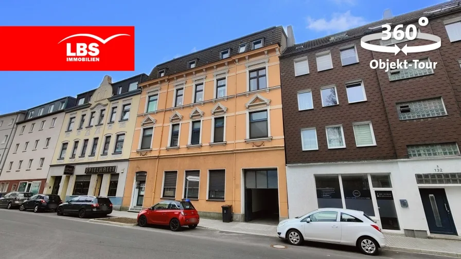 Gebäudeansicht - Wohnung kaufen in Gelsenkirchen - Attraktive 4,5 Zimmer-Wohnung mit Garage!