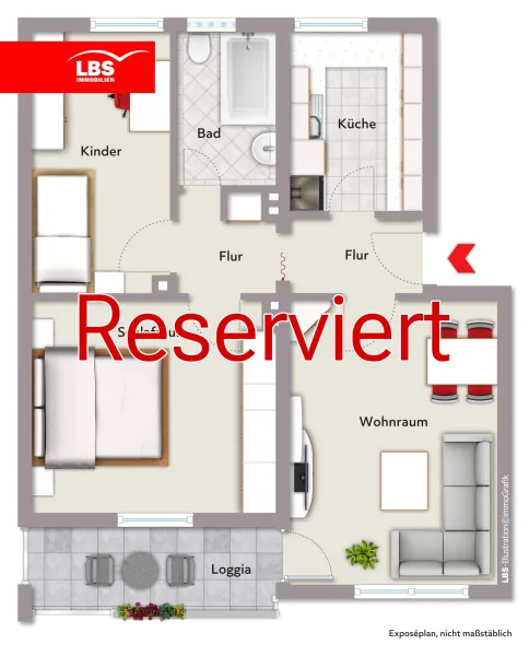 Reserviert - Wohnung kaufen in Dortmund - ETW sucht neuen Eigentümer!