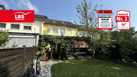 Hausansicht - Haus kaufen in Gütersloh - Reihenmittelhaus in charmanter Lage