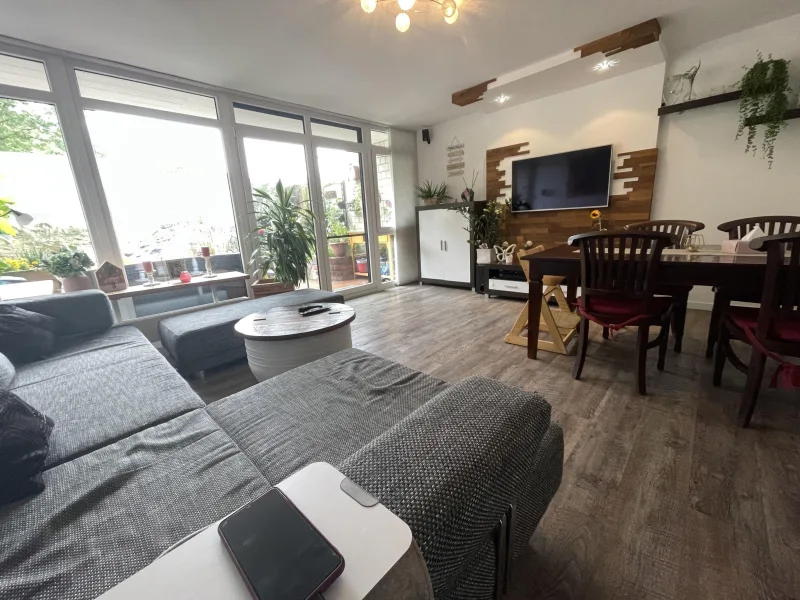 Wohnzimmer2 - Wohnung kaufen in Münster - Haus im Haus über 3 Etagen