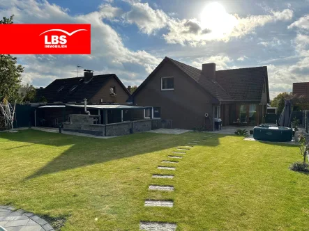 Gartenansicht - Haus kaufen in Lengerich - Einfamilienhaus mit großem Grundstück in Lengerich