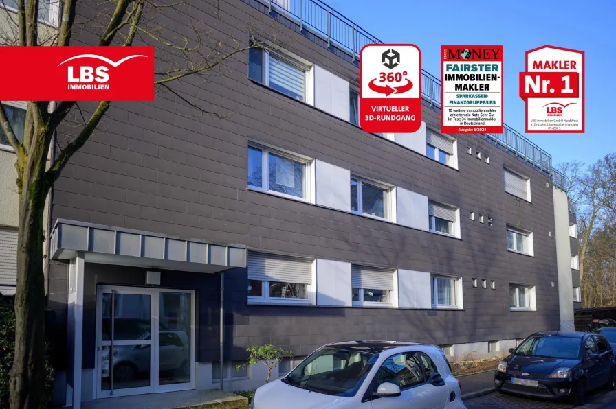 01-Außenansicht - Wohnung kaufen in Hamm - Bad Hamm - moderne stylische Etagenwohnung in gefragter Lage