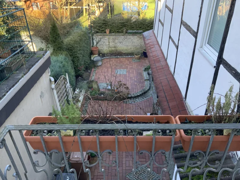 Gartenbereich im  Stadtkern