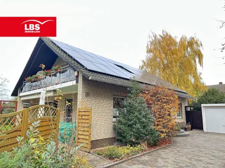 Frontansicht  - Haus kaufen in Minden - Modernisiertes Einfamilienhaus in Bestlage Mindens.