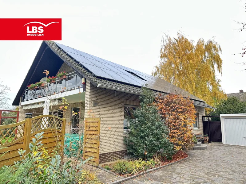 Frontansicht  - Haus kaufen in Minden - Modernisiertes Einfamilienhaus in Bestlage Mindens.