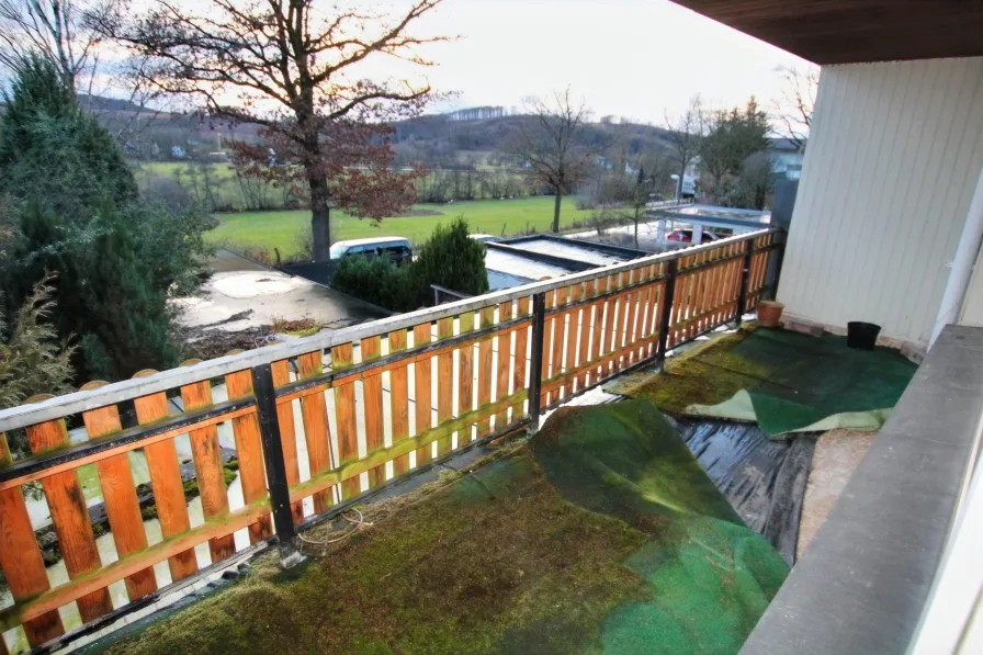 Balkon mit tollem Fernblick