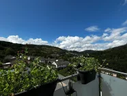 Ausblick vom Balkon