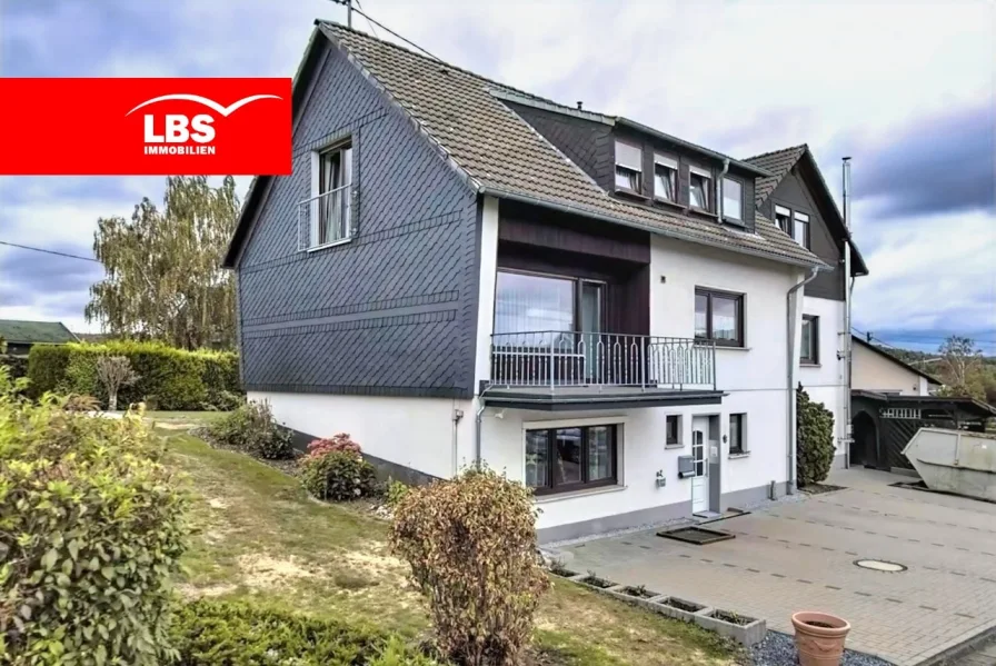Außenansicht - Haus kaufen in Mudersbach - +++ GEMÜTLICHES ZWEIFAMILIENHAUS IN MUDERSBACH +++