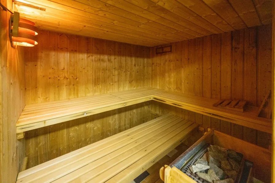 Sauna im Keller