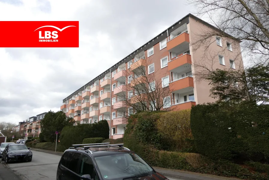 Hinteransicht - Wohnung kaufen in Wuppertal - Tolle Einsteigerwohnung in verkehrsgünstiger Lage in Wuppertal!