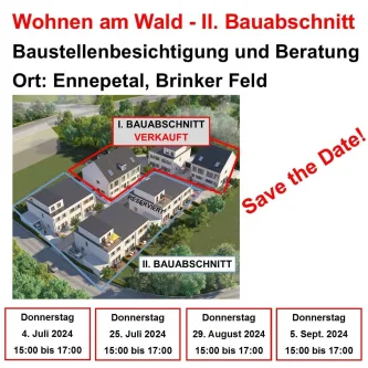 II. Bauabschnitt - Haus kaufen in Ennepetal -  Wohnen am Wald in Ennepetal-Altenvoerde