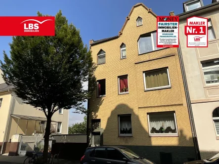 Vorderansicht - Haus kaufen in Düsseldorf - Düsseldorf Eller 3 Parteien-Haus (4 Parteien evtl. möglich)