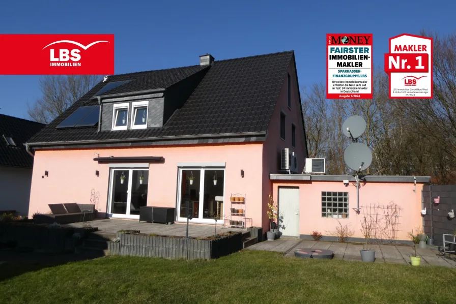 Außenansicht - Haus kaufen in Schwelm - Tolles modernisiertes Einfamilienhaus in ruhiger Lage von Schwelm!