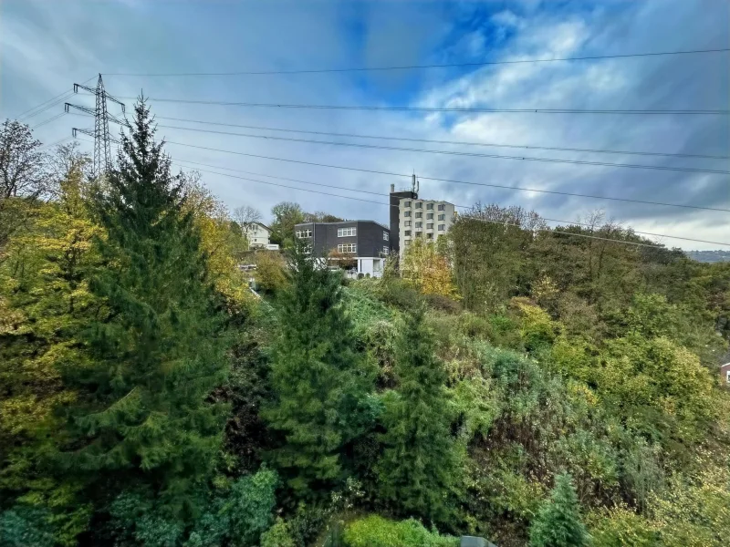 Ausblick vom Balkon