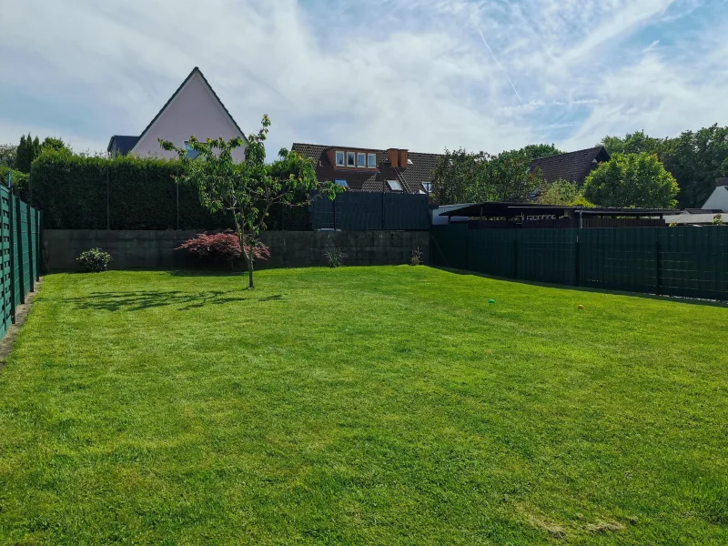 Garten - Haus kaufen in Unna -  Doppelhaushälfte mit sonnigem Garten in ruhiger Wohngegend und Garage!