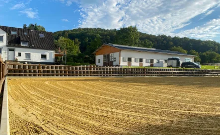 Sommer Impression - Haus kaufen in Gevelsberg - Vielseitige Immobilie: Gepflegte Hofanlage mit Wohnhaus & moderner Stallung