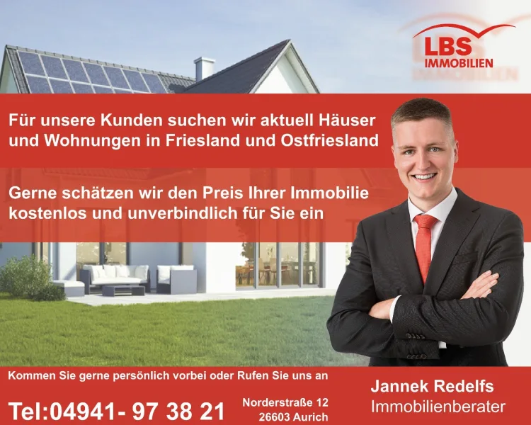  - Haus kaufen in Aurich - Wir suchen für unsere Kunden in Ostfriesland