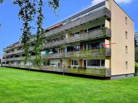 Außenansicht - Wohnung kaufen in Tostedt - Modernisierte 3-Zimmer Wohnung mit Balkon und Kfz-Stellplatz in Tostedt