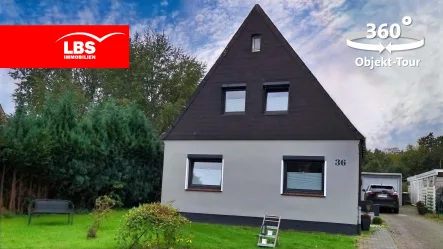 Vorderansicht - Haus kaufen in Cuxhaven - Mit Charme!