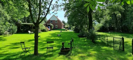 Garten/Haus - Haus kaufen in Engelschoff - Ihr Traum vom Landleben wird wahr! 