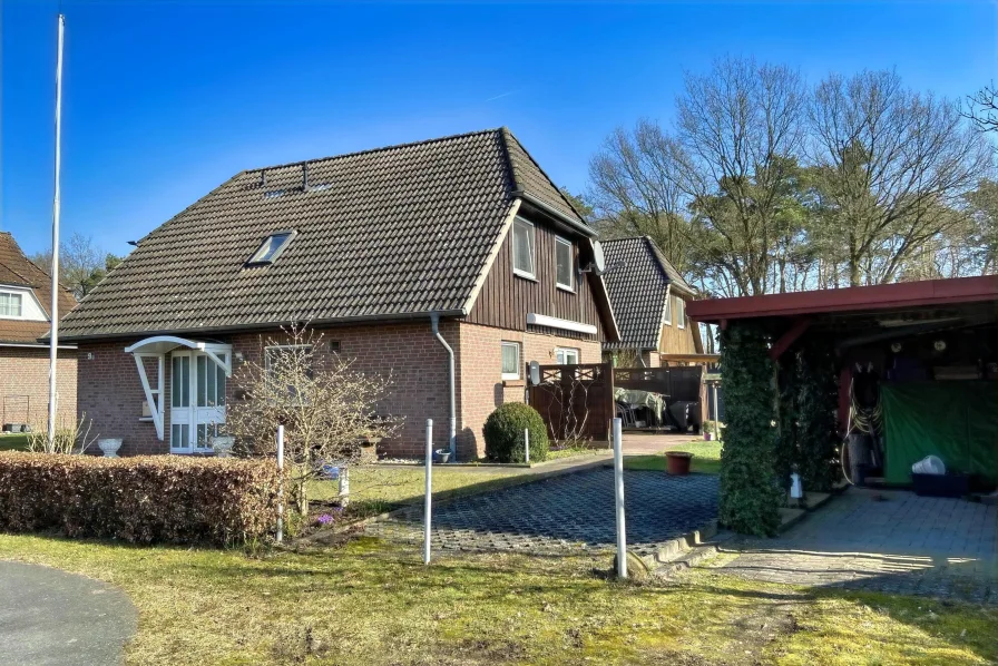 Straßenansicht - Haus kaufen in Scheeßel - Gemütliches Haus lädt zum Wohlfühlen ein