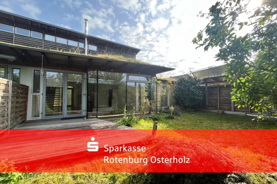  - Haus kaufen in Rotenburg - Selbstnutzer aufgepasst! Moderne DHH am Naturschutzgebiet