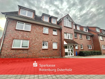 Front - Wohnung kaufen in Rotenburg - Vermietete Etagenwohnung in der Nähe vom Wümmepark 