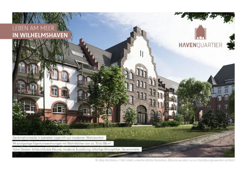  - Wohnung kaufen in Wilhelmshaven - Eigentumswohnung im HAVENQUARTIER