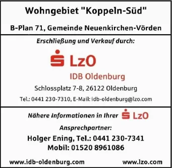  - Grundstück kaufen in Neuenkirchen-Vörden - Wohngebiet "Koppeln-Süd"