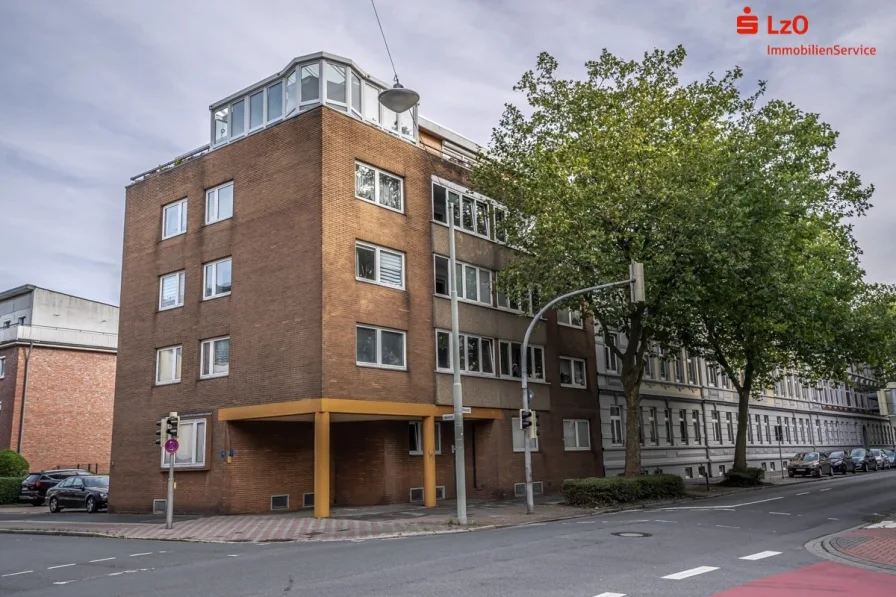 Außenansicht - Wohnung kaufen in Wilhelmshaven - Über den Dächern Wilhelmshavens!