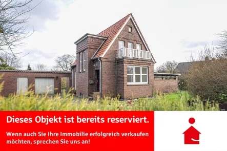 Außenansicht - Haus kaufen in Varel - Reserviert! Zwei Einfamilienhäuser in begehrter Lage